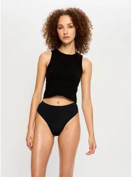 Modibodi Modibodi Modicomfort Seamless Hi Waist Cheeky menstruációs alsónadrág Moderate Black
