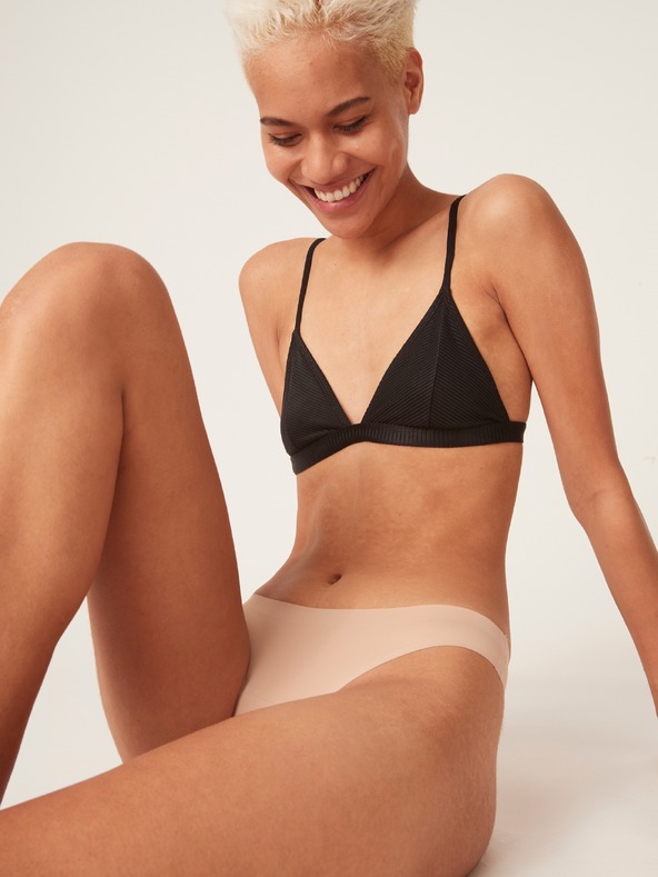 Modibodi Modibodi Seamfree Thong menstruációs tanga Light Cashew