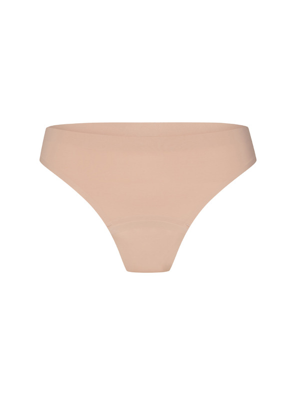 Modibodi Modibodi Seamfree Thong menstruációs tanga Light Cashew