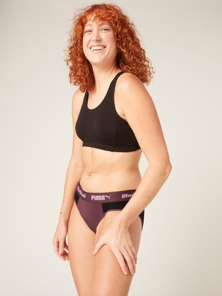 Modibodi PUMA & Modibodi Active Brief menstruációs alsónadrág Moderate-Heavy Grape