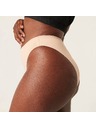 Modibodi Modibodi Seamfree Hi-Leg Cheeky menstruációs alsónadrág Moderate-Heavy Cashew
