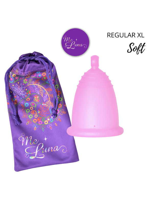 Me Luna Menstruációs kehely Me Luna Soft XL golyóval rózsaszín
