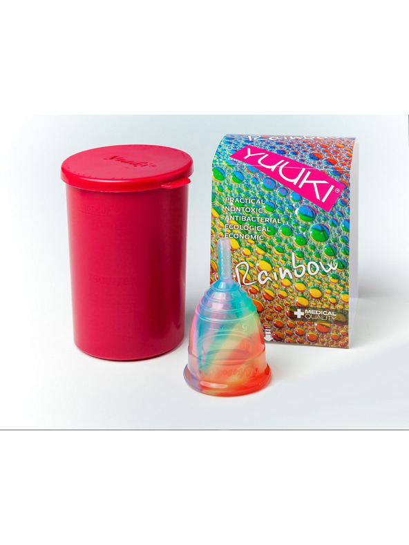 Yuuki Menstruációs kehely Yuuki 1 Rainbow classic