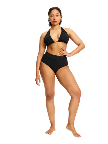 Modibodi Menstruációs fürdőruha Modibodi Hi-Waist Bikini Brief High fekete alsó rész
