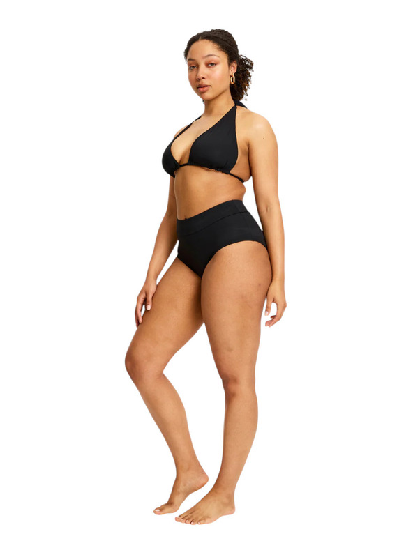 Modibodi Menstruációs fürdőruha Modibodi Hi-Waist Bikini Brief High fekete alsó rész