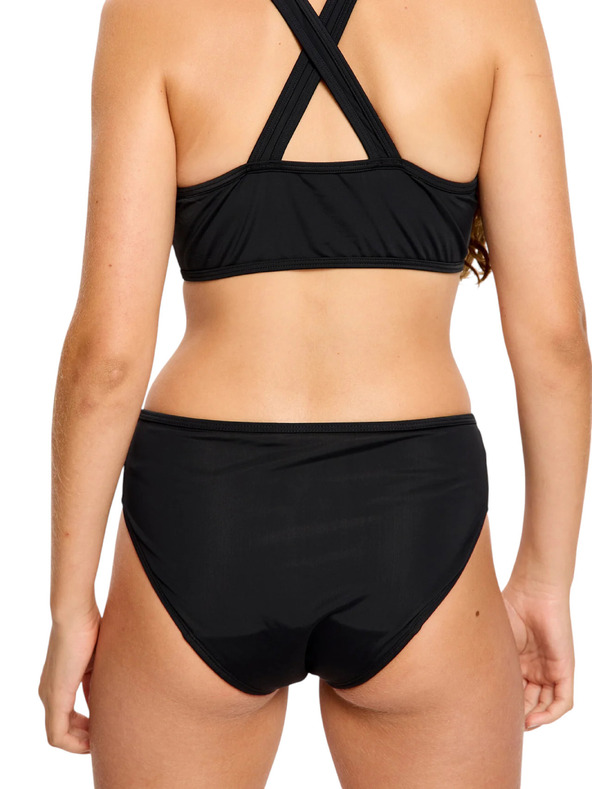 Modibodi Lányi menstruációs fürdőruha Modibodi Teen Bikini Brief High fekete alsó rész