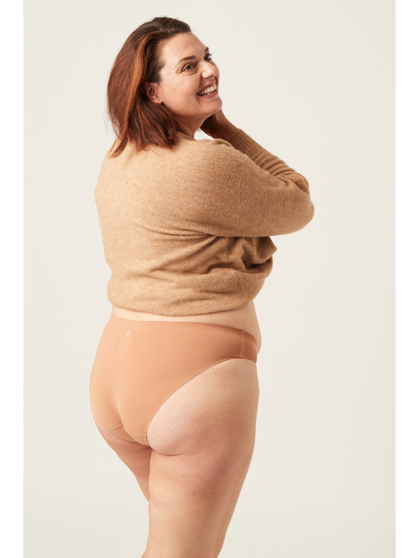 Modibodi Menstruációs alsónemű Modibodi Seamfree Bikini Moderate-Heavy Cinnamon