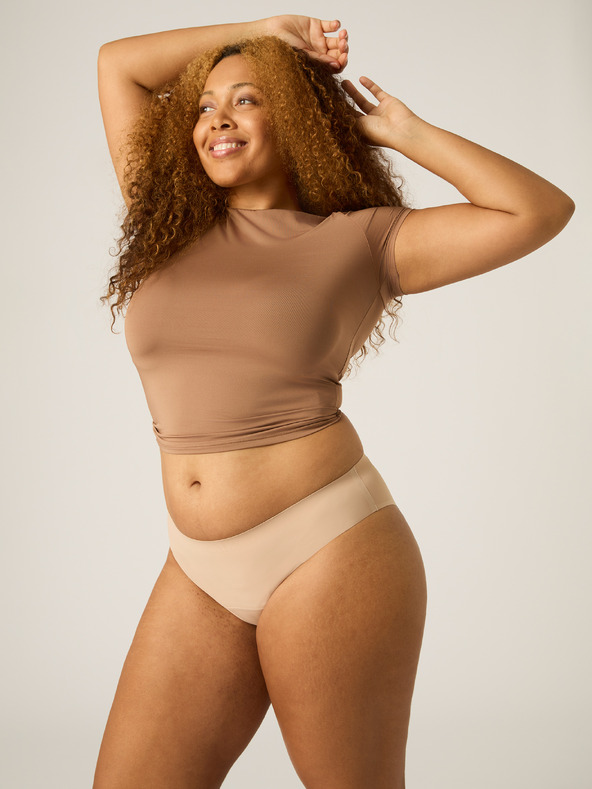 Modibodi Menstruációs alsónemű Modibodi Seamfree Bikini Moderate-Heavy Cashew