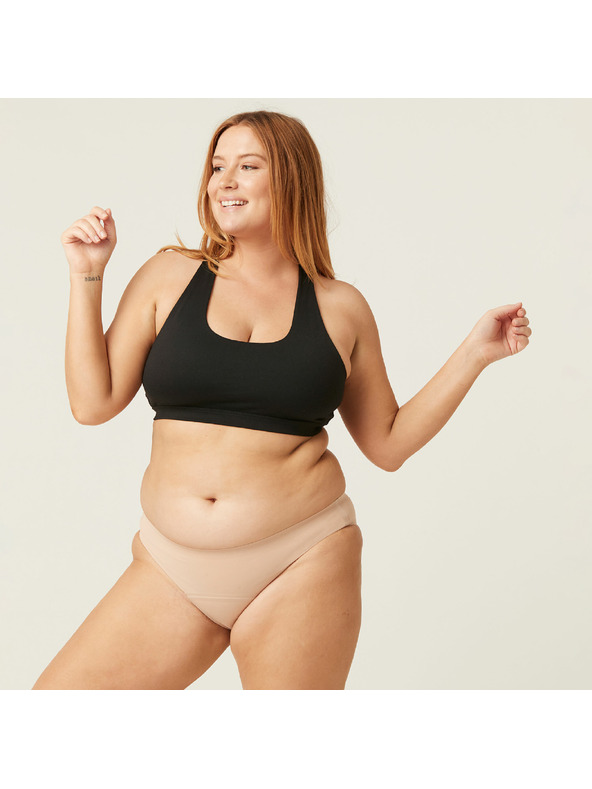 Modibodi Menstruációs alsónemű Modibodi Seamfree Bikini Moderate-Heavy Cashew