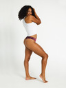 Modibodi Menstruációs alsónemű PUMA & Modibodi Seamfree Active Thong Light-Moderate Flame Haze Pink