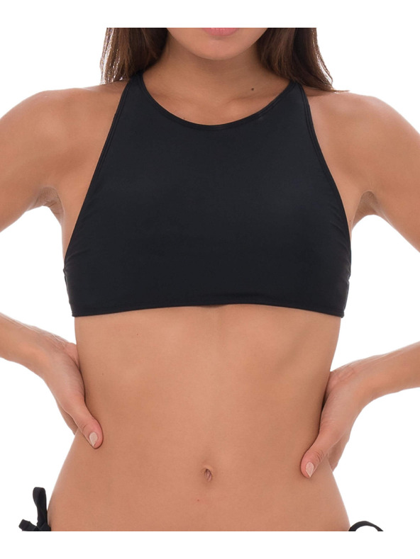 69slam Női fürdőruha 69SLAM felső rész PLAIN BLACK SURF