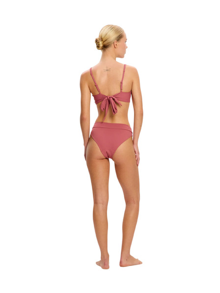 Modibodi Modibodi Molokai Hi-Waist Tie Bottom High Absorbency Mauve menstruációs fürdőruha alsó rész