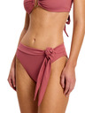 Modibodi Modibodi Molokai Hi-Waist Tie Bottom High Absorbency Mauve menstruációs fürdőruha alsó rész