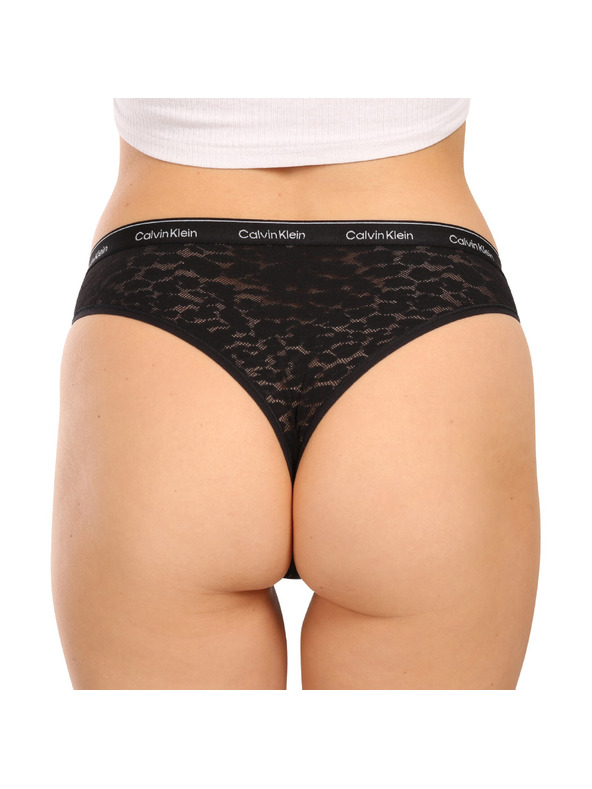 Calvin Klein Három darabos szett - női brazil bikini Calvin Klein fekete