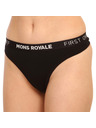 Mons Royale Női tanga Mons Royale merino fekete