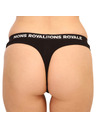 Mons Royale Női tanga Mons Royale merino fekete