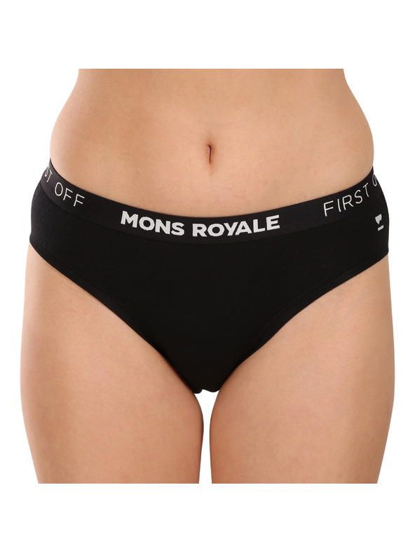 Mons Royale Női alsónadrág Mons Royale merino fekete