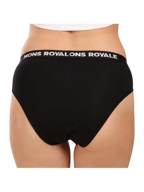Mons Royale Női alsónadrág Mons Royale merino fekete