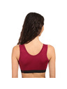 Sensor Női melltartó Sensor Active merino piros