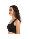 Sensor Női melltartó Sensor Active merino fekete