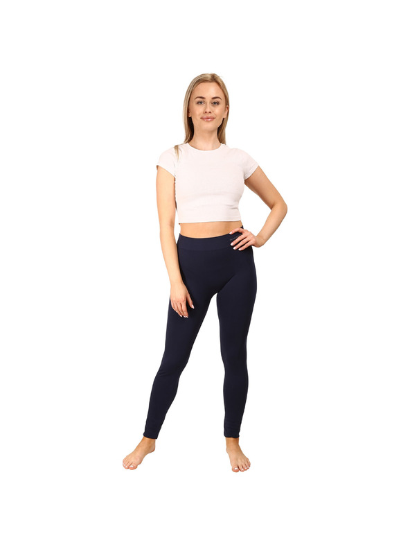 Gina Leggings Gino bambusz varrás nélküli sötét kék