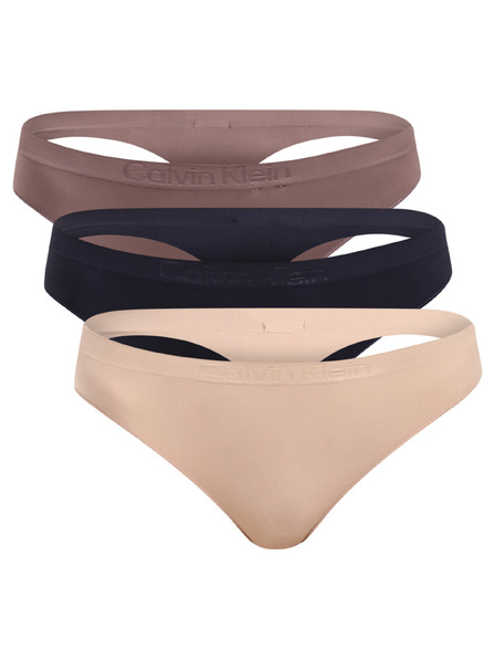 Calvin Klein Három darabos készlet - női tanga Calvin Klein többszínű