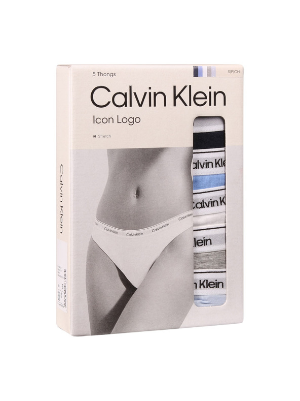 Calvin Klein Öt darabos készlet - női tanga Calvin Klein többszínű
