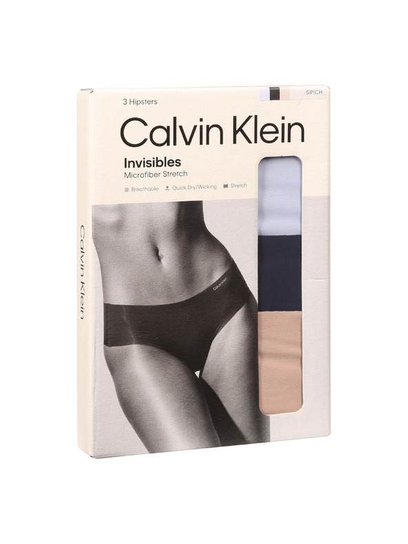 Calvin Klein Három darabos készlet - női bugyi Calvin Klein varrás nélküli többszínű