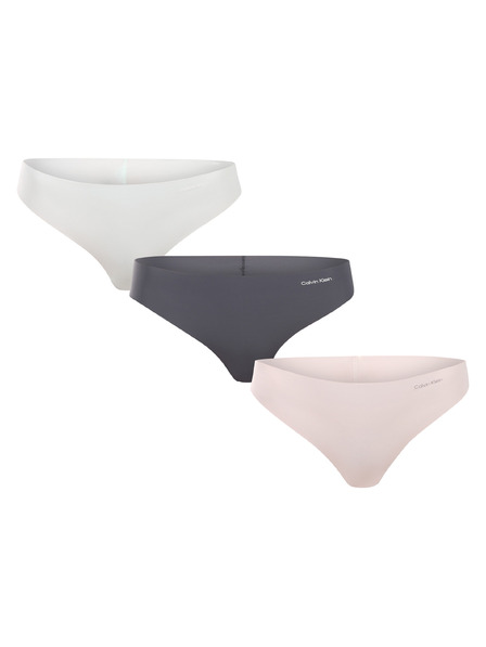 Calvin Klein Három darabos szett - női tanga Calvin Klein varrás nélküli többszínű