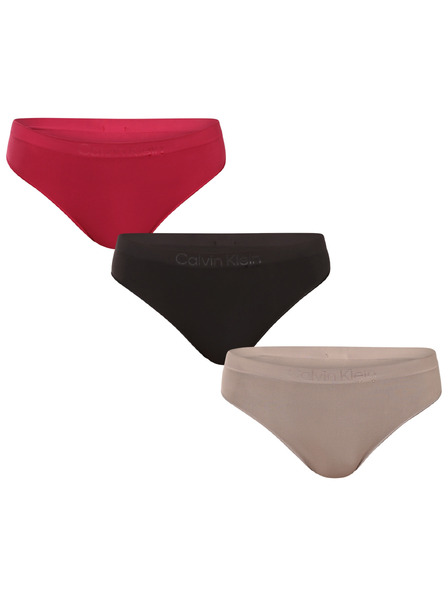 Calvin Klein Három darabos készlet - női tanga Calvin Klein többszínű
