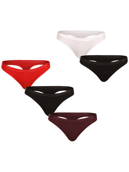 Calvin Klein Öt darabos készlet - női tanga Calvin Klein többszínű