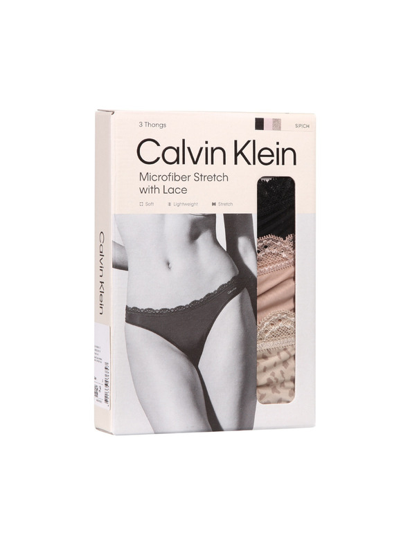 Calvin Klein Háromrészes szett - női tanga Calvin Klein többszínű