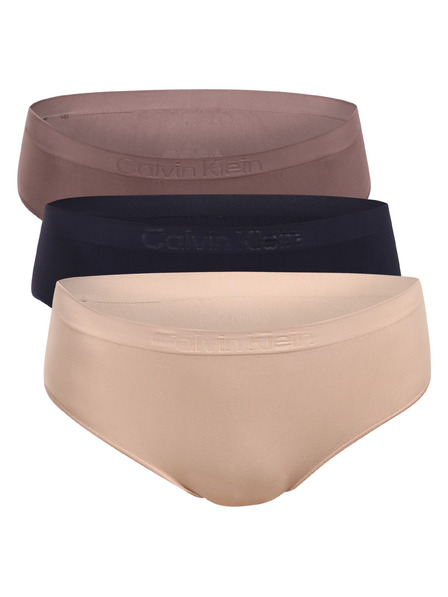 Calvin Klein Három darabos készlet - női bugyi Calvin Klein varrás nélküli többszínű