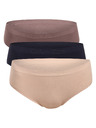 Calvin Klein Három darabos készlet - női bugyi Calvin Klein varrás nélküli többszínű