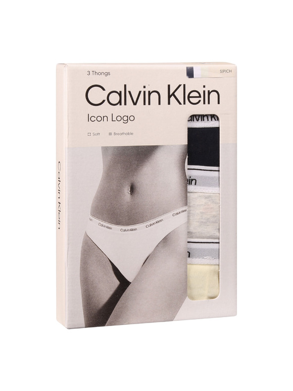 Calvin Klein Háromrészes szett - női tanga Calvin Klein többszínű