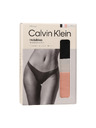 Calvin Klein Három darabos szett - női tanga Calvin Klein varrás nélküli többszínű