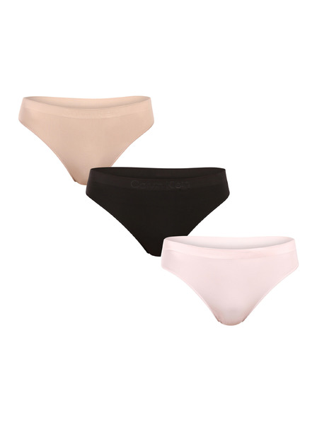 Calvin Klein Három darabos készlet - női tanga Calvin Klein többszínű