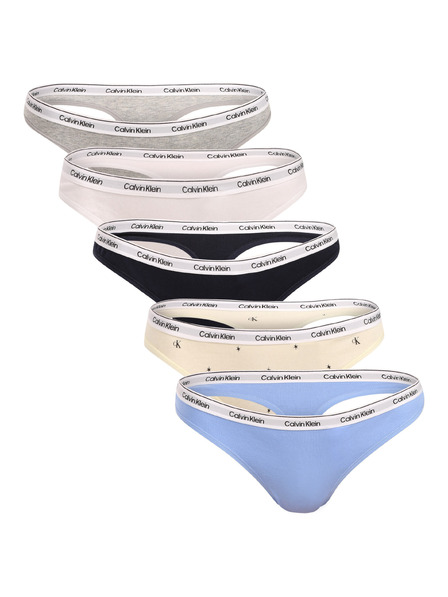 Calvin Klein Öt darabos készlet - női tanga Calvin Klein többszínű