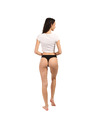 Gaubert Hatdarabos szett - női tanga Gaubert fekete (GBTW-3104/black)
