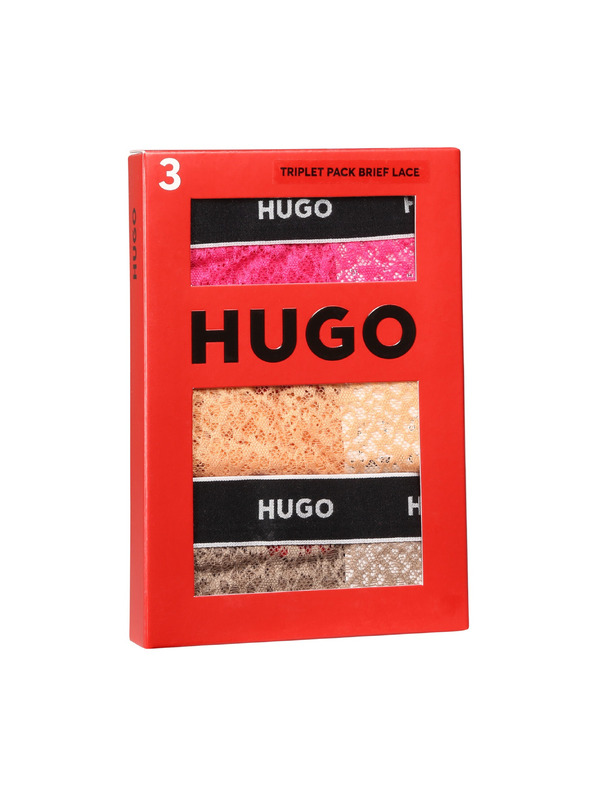 HUGO Háromdarabos csomag - HUGO női alsónadrág többszínű