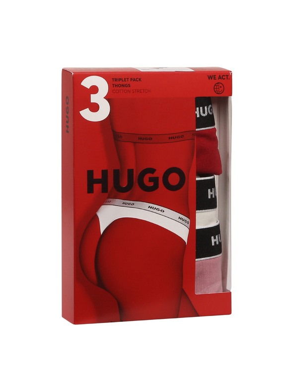 HUGO Három részes szett - HUGO női tanga többszínű