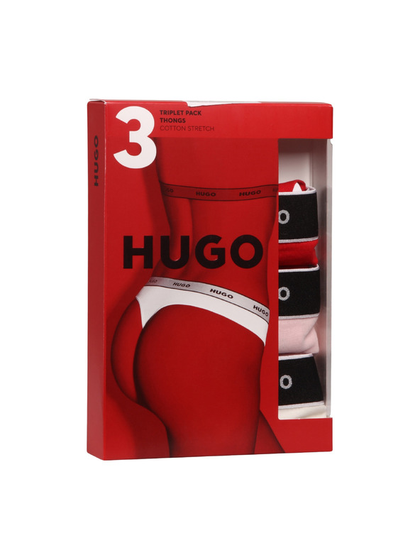 HUGO Három részes szett - HUGO női tanga többszínű