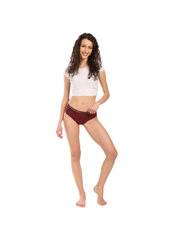 DORINA Kettes szett - Menstruációs alsónemű Dorina Eco Moon Hipster piros