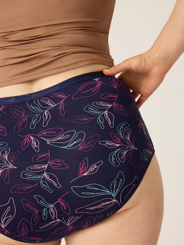 Modibodi Modibodi Classic Full Brief Moderate-Heavy Passion Vine Navy menstruációs fehérnemű