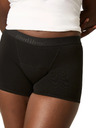 Modibodi Modibodi Teen Hipster Boyshort Super-Overnight Black lánylányi menstruációs fehérnemű