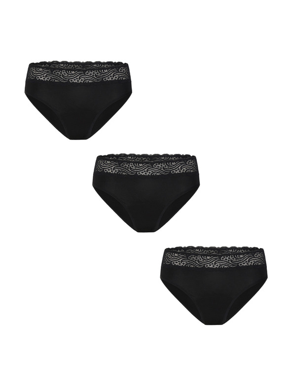 Modibodi Három darabos csomag - Modibodi Sensual Hi-Waist Bikini Moderate-Heavy menstruációs fehérnemű