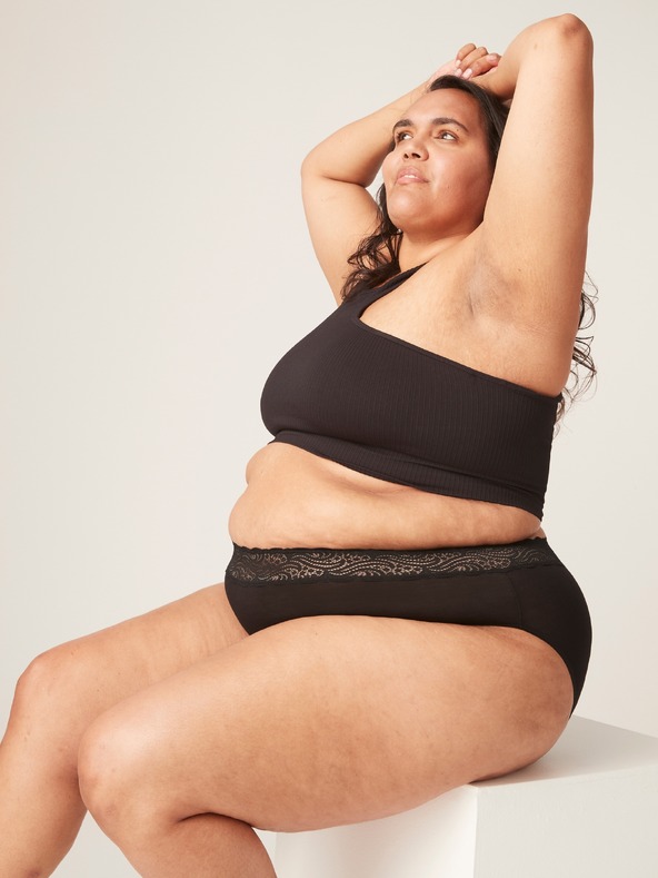 Modibodi Modibodi Sensual Hi-Waist Bikini Moderate-Heavy menstruációs fehérnemű