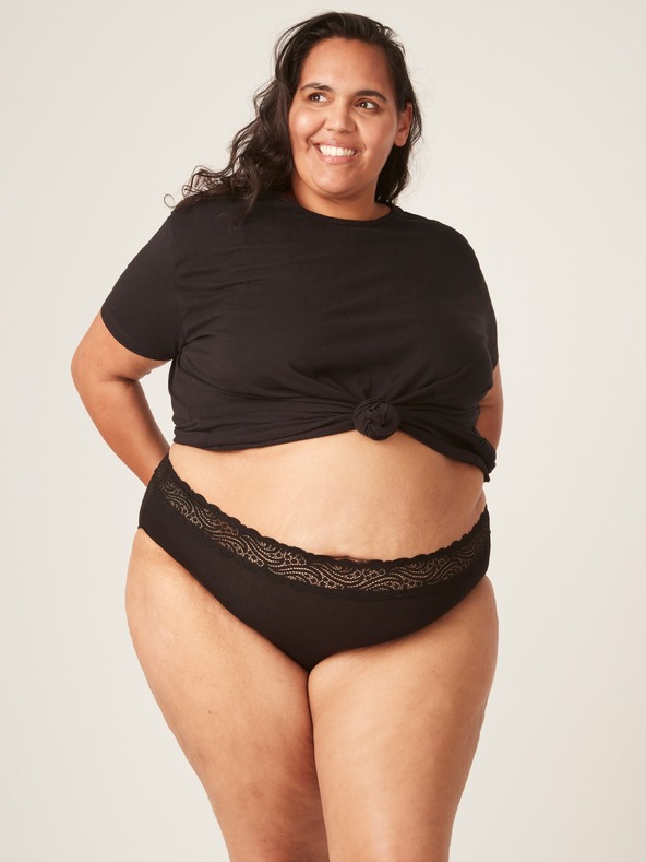 Modibodi Modibodi Sensual Hi-Waist Bikini Moderate-Heavy menstruációs fehérnemű