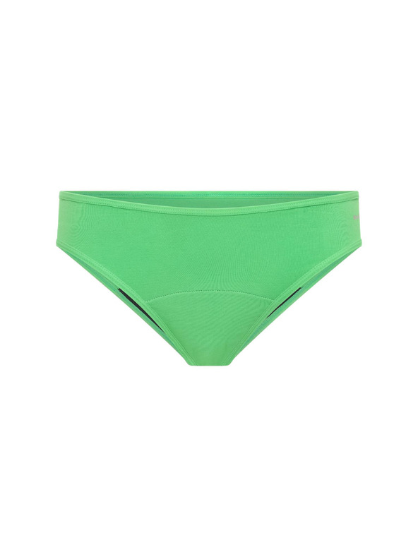 Modibodi Modibodi Basic Mid-Rise Brief Moderate-Heavy Irish Green menstruációs alsónadrág