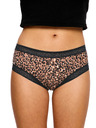 Modibodi Modibodi Sensual Boyleg Light Animalia Brown menstruációs alsónadrág